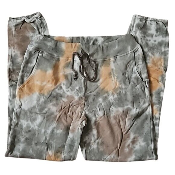Daydreamer Camo Tie Dye Jogger Pants Size Small New Cotton Loungewear Cozy - Picture 7 of 11